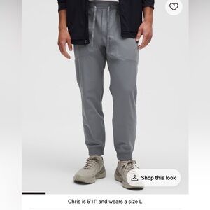 lululemon athletica Light Gray ABC Joggers